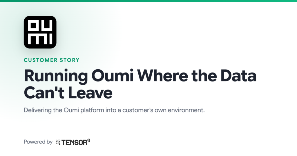 Running Oumi Where the Data Can’t Leave